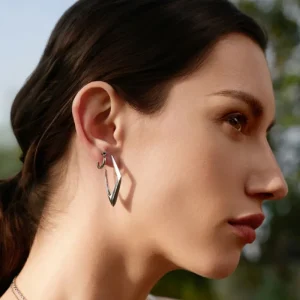 Starlounge Oorbellen | Oorhangers*Ania Haie AH E053-08H Polished Punk Dames Oorbellen - Oorhangers
