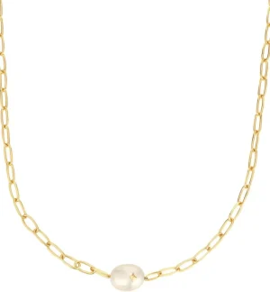 Starlounge Kettingen | Schakelketting*Ania Haie AH N043-05G Pearl Power Dames Ketting - Collier