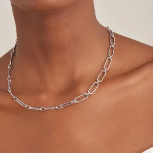 Starlounge Kettingen | Schakelketting*Ania Haie AH N046-02H Line Up Dames Ketting - Collier