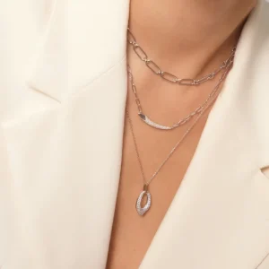 Starlounge Kettingen | Schakelketting*Ania Haie AH N051-02H Tough Love Dames Ketting - Collier