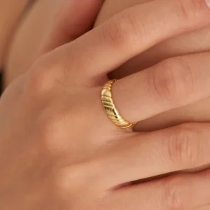 Starlounge Ringen | Ringen*Ania Haie AH R038-02G Smooth Operator Dames Ring - Minimalistische ring