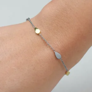Starlounge Armbanden | Schakelarmband*Boccia Titanium 03024-03 Dames Armband - Schakelarmband