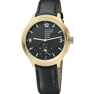 DAMES Starlounge Dameshorloges | Herenhorloges*Mondaine Helvetica No1 - MH1.B2S20.LB - SmartWatch Heren Horloge