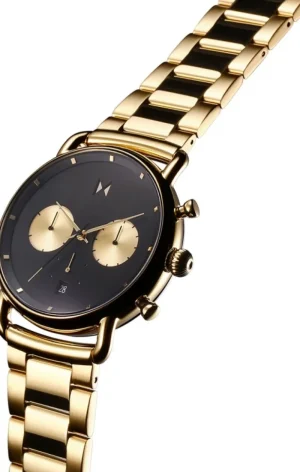Heren Starlounge Herenhorloges*MVMT MV 28000266-D Blacktop Heren Horloge