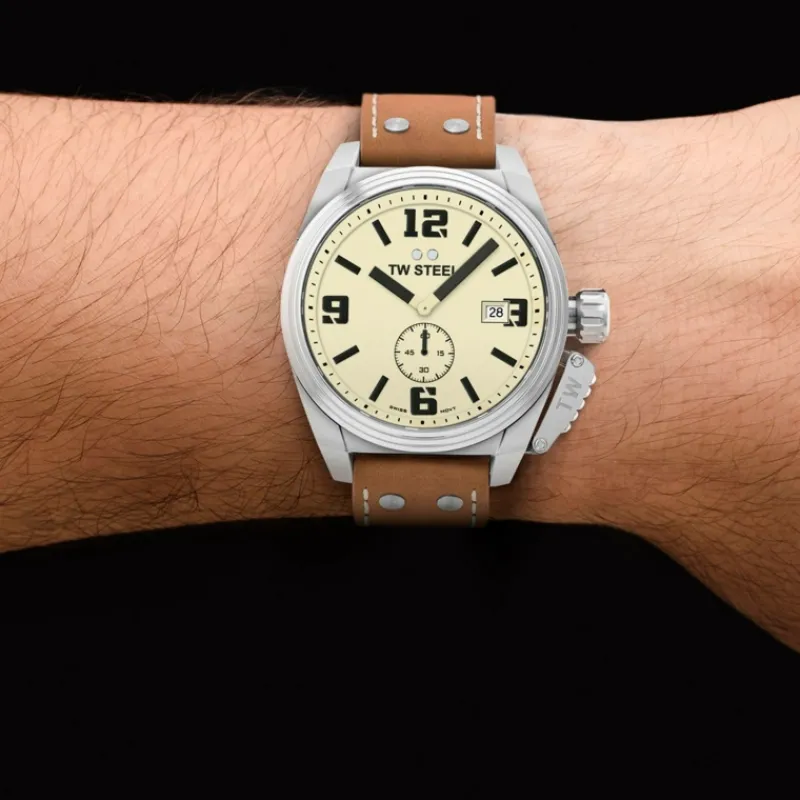 Heren Starlounge Herenhorloges*TW Steel TW1000 Canteen Heren Horloge